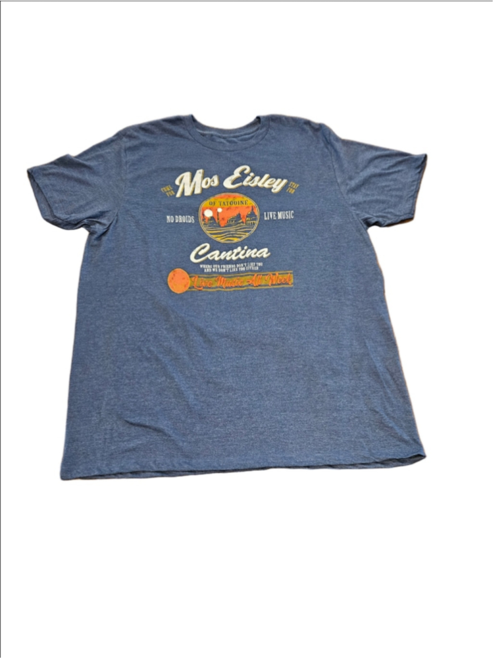 Men's Mad Engine Star Wars Mos Eisley Cantina T-Shirt XL Blue
